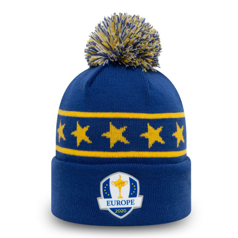 Gorras New Era Beanies Azules - Ryder Cup 2020 Sunday Bobble 13508MWFU